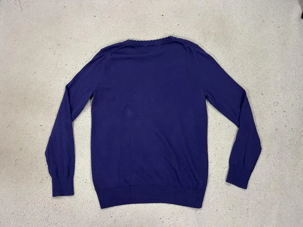 Banana Republic Sweater Womens Small Purple Premium Luxe Luxury Coquette Soft